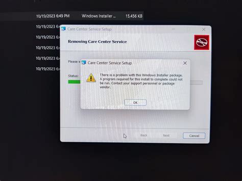 acer care center not installing