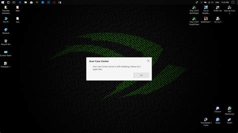 acer care center update not working