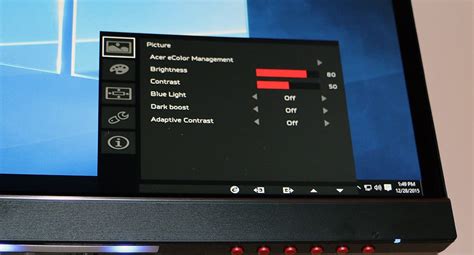 acer desktop brightness control
