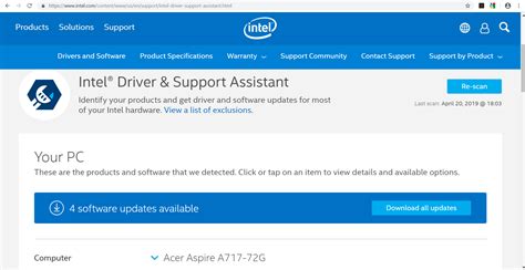acer driver and support assistant