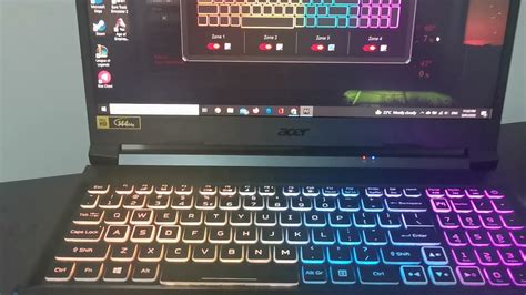 acer gaming laptop change keyboard color