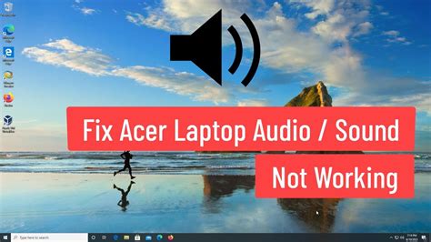 acer speaker not working laptop