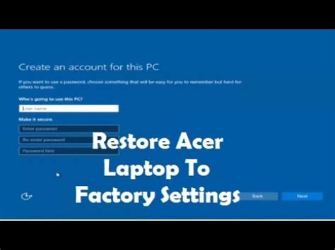How To Factory Reset Acer Aspire 5 Laptop TECH GURU GUY