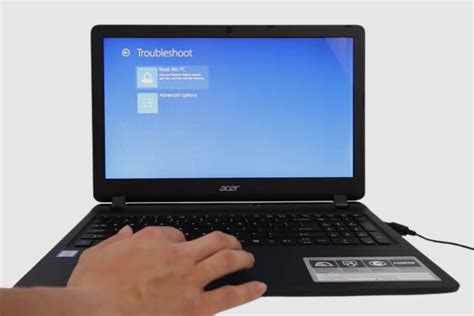 acer aspire v5 reset button
