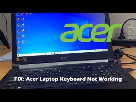acer keyboard laptop not working