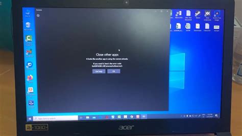 acer laptop camera not working windows 10