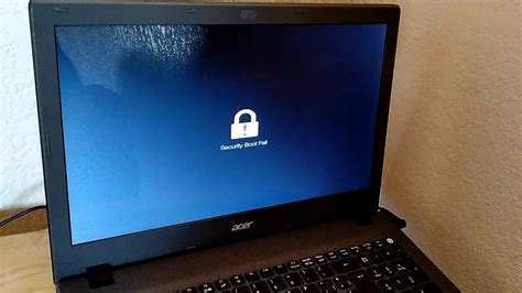 acer laptop disable secure boot