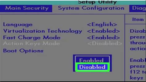 acer laptop function keys disable