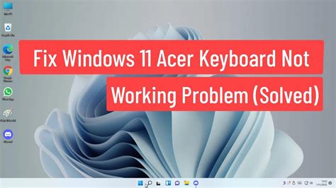 acer laptop keypad not working