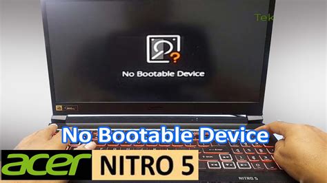 acer laptop not detecting bootable usb
