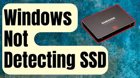acer laptop not recognizing ssd