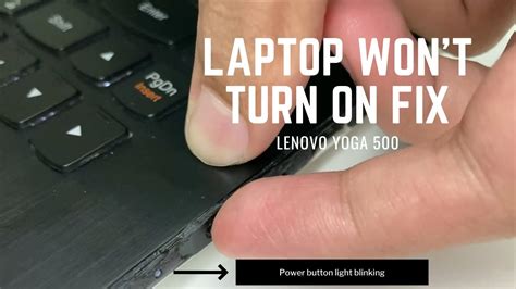 acer laptop power button blinking but not turning on