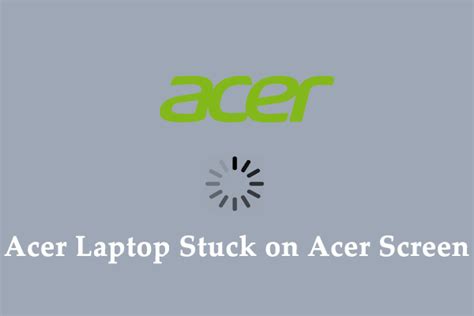 acer laptop stuck in restart loop
