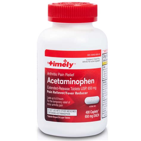 Acetaminophen 650 mg: Safe Relief for Pain and Fever