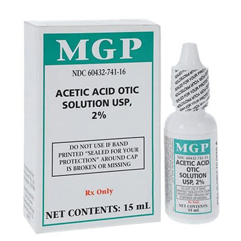 acetic acid 2 % otic solution