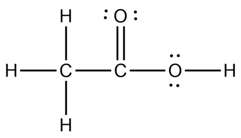 acetic acid lewis structure and properties