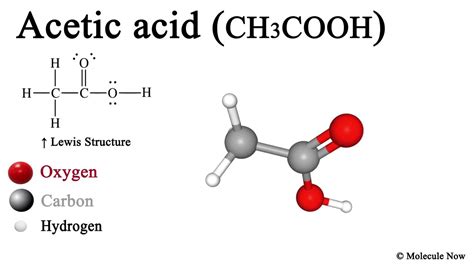 acetic acid lewis structure video tutorial