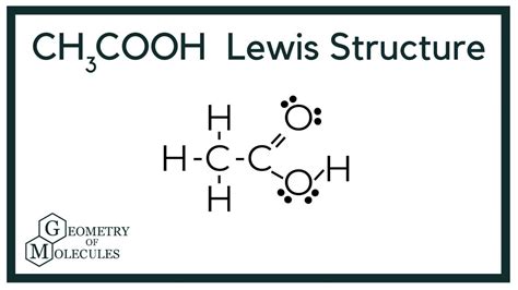 acetic acid lewis structure with charges