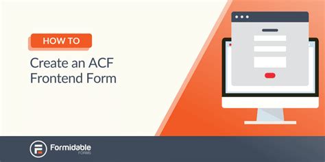 acf front end form template post type