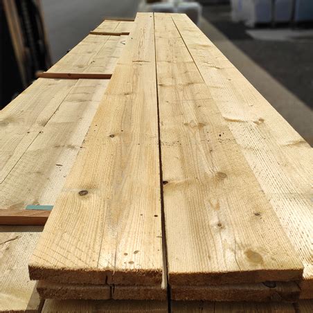 Planche de bois massif non bordée, standard, sapin Douglas 2000x300