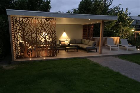 Achtertuin Overkapping