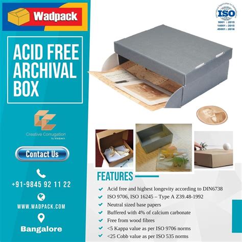 acid free storage containers