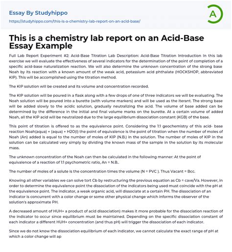 acid lab script tips