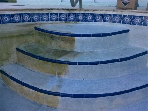 Acid Wash Pool Steps