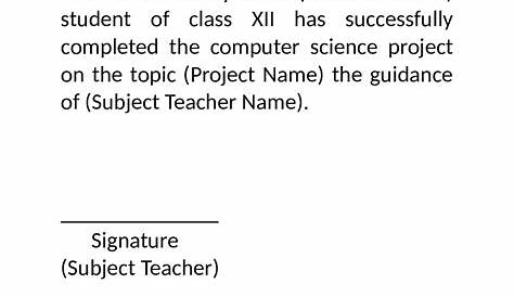 Acknowledgement For Computer Project (7+ Sample)