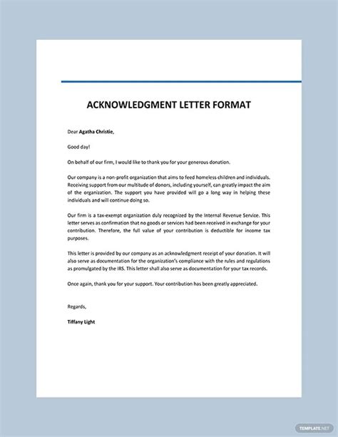 31+ Acknowledgement Letter Templates Free Templates in DOC, PPT, PDF