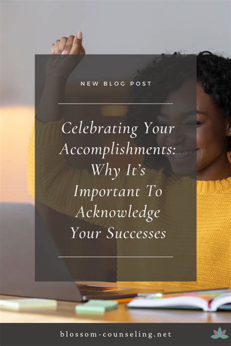 acknowledging your accomplishments