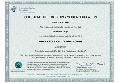 acl continuing education courses