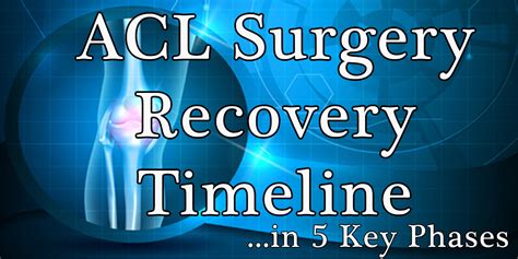 acl surgery recovery timeline comparison