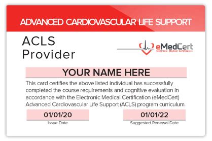 acls online recertification requirements