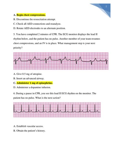 acls post test 2024