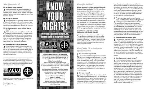 aclu nj know your rights