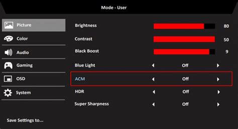 How Does the ACM Monitor Setting Work? FancyAppliance