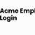 acme employee login