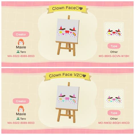 Acnh Face Paint Designs Qr Code