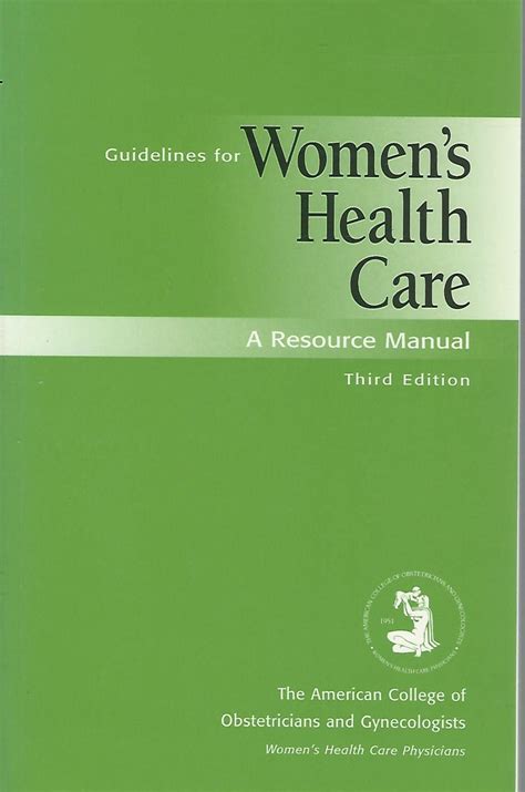 acog guidelines for women's health care