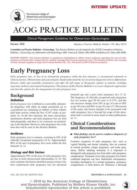 acog practice bulletin 182