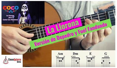 Como tocar la Llorona en Guitarra solista fingerstyle en 2022 | Letras