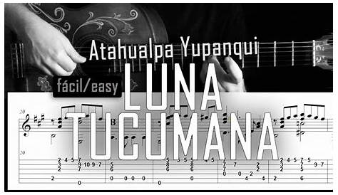 Luna tucumana guitarra acordes - YouTube
