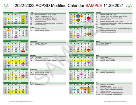 acpsd calendar