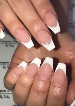Acrylic Coffin French Tip Nails: The Hottest Trend Of 2023