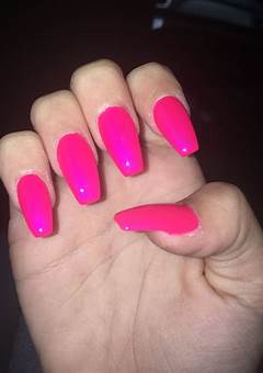 Acrylic Hot Pink Nails: The Trend Of 2023