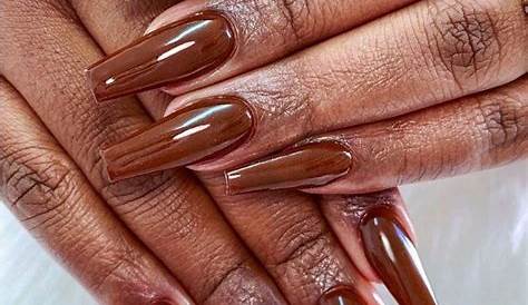 Acrylic Nail Designs Brown s Long Square s