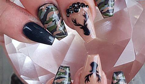 Camo gel nails Acrylic nail designs, Cute acrylic nails, Nails