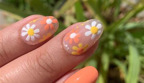 Daisy Nails, Floral Nails, Daisy Nail Art, Pretty Acrylic Nails, Best