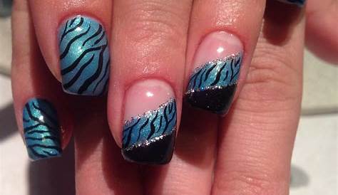 24 Unique Acrylic Nails Victoria Zebra nail design by Tiffany D Free
